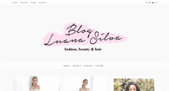 Desktop Screenshot of blogluanasilva.com